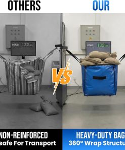 Alternative view of TAILI Extra Large Moving Bags. 4 Pack Blue Heavy Duty Totes For Storage with Visible Window. Wrap Around Handles. Storage Bags for Space Saving. Alternative to Moving Boxes